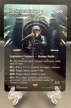 MTG: Noctis Lucis Caelum Borderless *REGULAR* #23 Final Fantasy - Rare - NM - Image 1