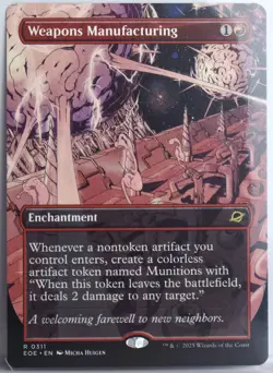 Weapons Manufacturing [New, Near Mint] Borderless Art {Edge of Eternities} - Image 1