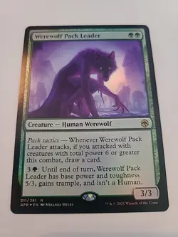 Werewolf Pack Leader FOIL MTG - Image 1
