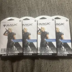 Magic the Gathering Final Fantasy Play Boosters 4 Packs - Image 1