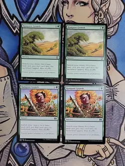 4x Rampant Growth - NM/M Mixed Sets AFC 2X2 MTG Magic - Image 1