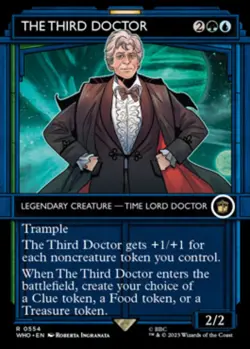 MTG Dr. Who The Third Doctor Showcase - Rare NM/M WHO - Image 1
