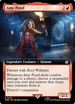 MTG Dr. Who - AMY POND - BORDERLESS - Rare NM/M WHO - Image 1