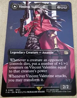 Vincent Valentine - #383 Regular (Borderless) Final Fantasy - Mtg - Image 1