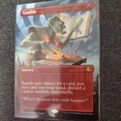MTG Gamble - Borderless, NM-Mint, English Dominaria Remastered - Image 2