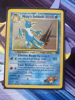 2000 Pokemon Gym Challenge Misty's Golduck Holo #12/132 LP - Image 1