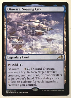 MTG Magic The Gathering Otawara, Soaring City (271/572) Kamigawa Neon Dynasty - Image 1