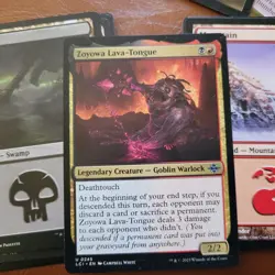Zoyowa Lava-Tongue Rakdos Guild Toxic Poison infects themed COMMANDER DECK - Image 1