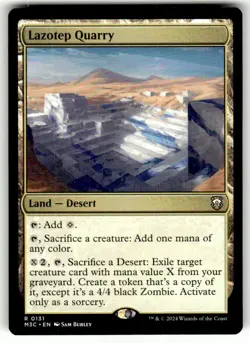 Modern Horizons 3 Commander Lazotep Quarry Commander/Rare - Image 1