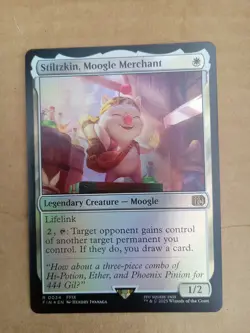 x1 Stiltzkin, Moogle Merchant - Foil R MTG Final Fantasy MINT, English - Image 1