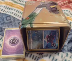 Pokemon Common and Energy Bulk Tin (Around 100 Cards) with Collector Coins - Image 2
