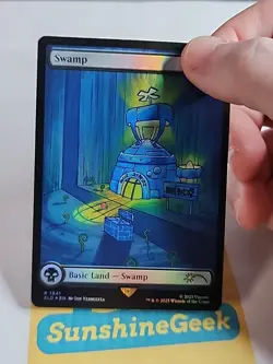 Swamp (1941) (Rainbow Foil) Secret Lair Drop Foil Spongebob - Image 2