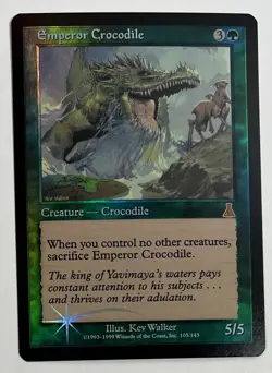 MTG EMPEROR CROCODILE (FOIL) Urza's Destiny (OldManMTG 002-791) - Image 1