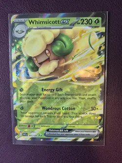 Whimsicott Ex 005/086 - White Flare / Double Rare / Pokemon TCG / English / NM - Image 1