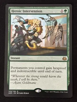 1x MTG Heroic Intervention - Aether Revolt (AER) #109 - Magic the Gathering - Image 1