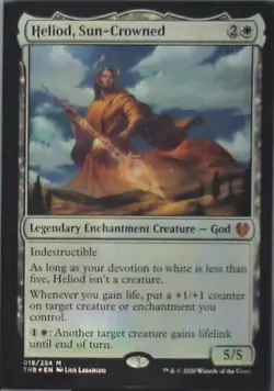 Heliod, Sun-Crowned - Theros Beyond Death: #18, MTG - Foil Nm R246 - Image 1