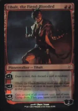 Tibalt, the Fiend-Blooded - Duel Decks: Sorin vs. Tibalt: #41 - Foil Nm R246 - Image 1