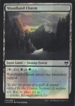 Woodland Chasm - Kaldheim: #274, Magic: The Gathering - Foil Nm R246 - Image 1
