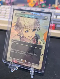 Magic MTG Swords to Plowshares Final Fantasy MagicCon Foil Promo NM - Image 3