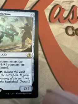 MTG Simian Simulacrum BRO #205/287 Off-Cut Error! - Image 3