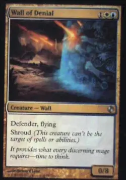 Wall of Denial - Duel Decks: Venser vs. Koth: #11, Magic: The Gathering Nm R243 - Image 1