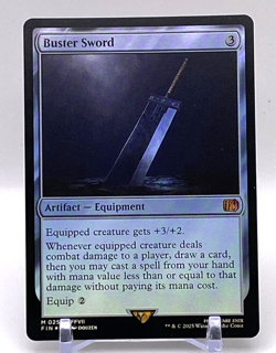 MTG: Final Fantasy: Buster Sword (FOIL) Mythic 0255 NM/M - Image 1