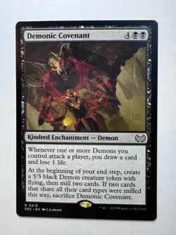 Demonic Covenant [Duskmourn: House of Horror Commander] Magic MTG - Image 1