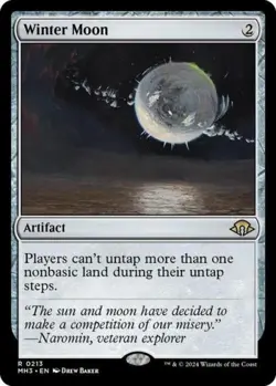 Winter Moon -Foil Light Play MTG Modern Horizons 3 - Image 1