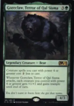 Goreclaw, Terror of Qal Sisma - Core Set 2019: #186, MTG Nm R239 - Image 1