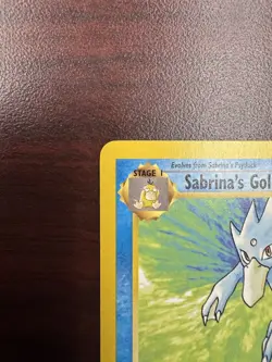 Pokemon Sabrina's Golduck Gym Challenge 1st Edition Non-Holo Rare 30/132 (NM-) - Image 3