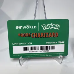Charizard Level 2 And 3 Eb Games World Membership Card Pokemon Day - Image 4