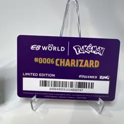 Charizard Level 2 And 3 Eb Games World Membership Card Pokemon Day - Image 5