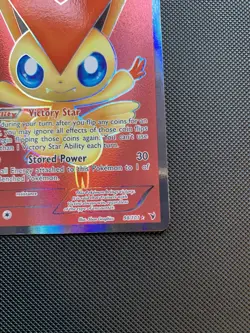 Pokemon TCG Victini 98/101 Noble Victories Full Art Holo Rare LP Read - Image 4
