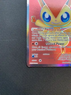 Pokemon TCG Victini 98/101 Noble Victories Full Art Holo Rare LP Read - Image 5
