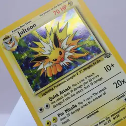 Pokemon TCG - Jolteon 4/64 Jungle Holo Rare WOTC 1999 - LP - Image 1