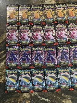 Pokemon Paldean Fates Booster Pack Factory Sealed X36 Booster Box Quantity B - Image 2