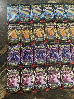 Pokemon Paldean Fates Booster Pack Factory Sealed X36 Booster Box Quantity B - Image 2