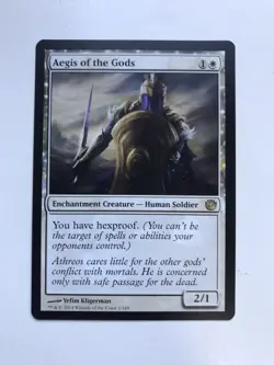 Aegis of the Gods MTG Magic the Gathering Card NM Near Mint Journey into Nyx - Image 1