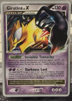 Pokemon Giratina LV.X Holo Rare Card 124/127 2009 Platinum MP Holo - Image 1