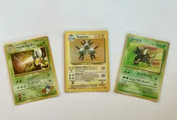 Pokemon TCG Vintage Lot - 3 CARDS- Read Description - Old Japanese Set 1996-99 - Image 1