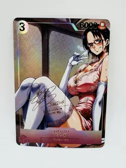 One Piece Goddess Tashigi Wedding DIY Doujin Kawaii Art Holo Card - Image 1