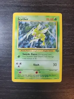 Pokemon Scyther TCG Jungle Card 26/64 - Image 1