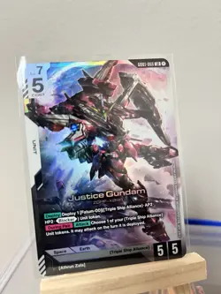 Gundam Card Game Newtype Rising Justice Gundam GD01-066 LR - Image 1