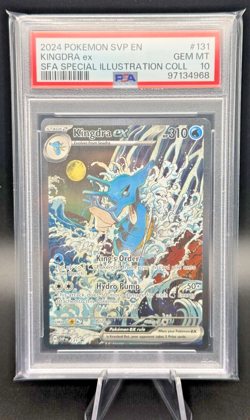 Kingdra ex 131 Shrouded Fable Premium Collection Black Star Promo Card PSA 10 - Image 1