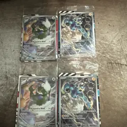 2 Thundurus, 2 Tornadus black bolt and white flair sealed ETB promo cards, MINT - Image 1