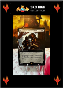 Black Market Connections | Extended Art Non-Foil | Assassin's Creed | MTG - Image 1