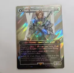 Dion, Bahamut's Dominant 0521 (Borderless Surge Foil) - FINAL FANTASY MTG. NM+ - Image 3