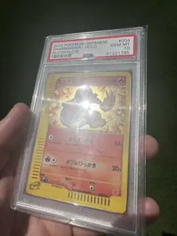 2002 Pokemon Japanese McDonald's #004 Charmander Holo PSA 10 GEM MINT - Image 3