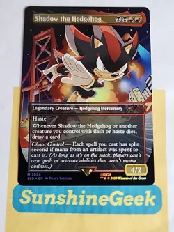 Shadow the Hedgehog (Rainbow Foil) Secret Lair Drop Foil - Image 1