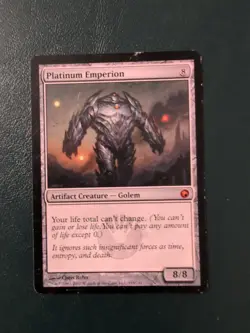 MTG Platinum Emperion SOM Damaged - Image 1